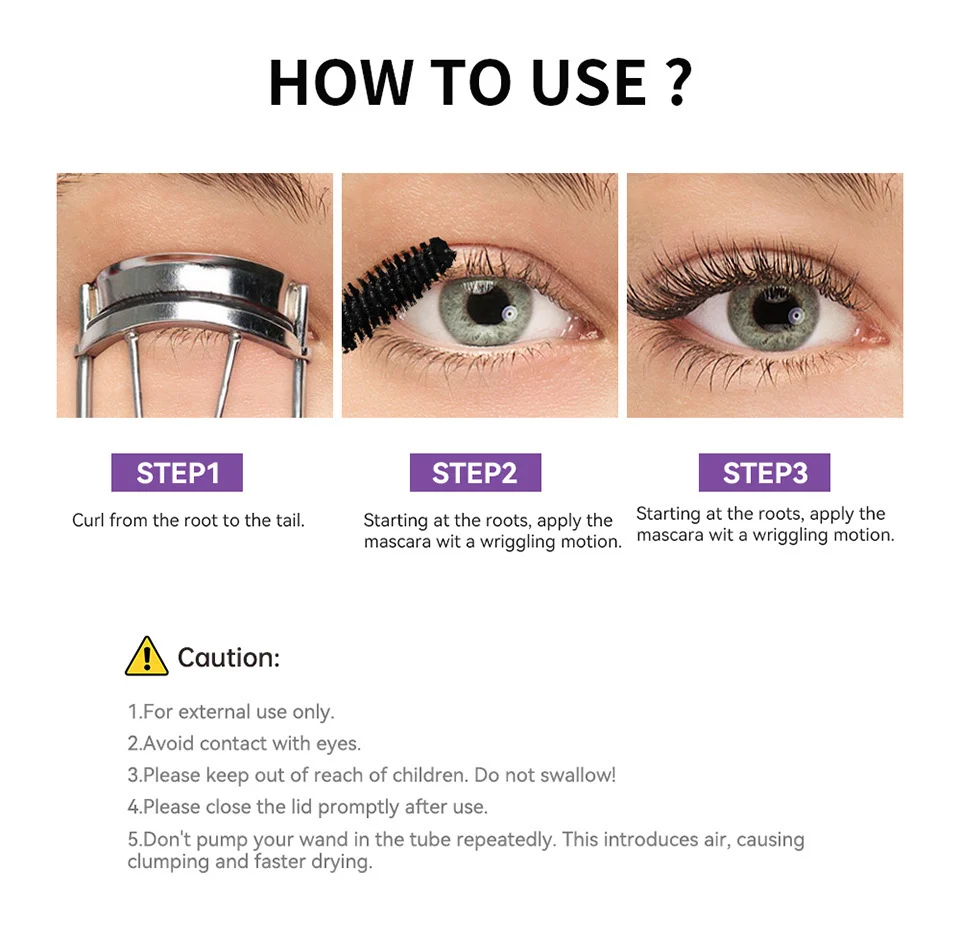5D Mascara - Waterproof, Volumizing & Lengthening Formula 9 5d mascara spu894420929807 desc 9