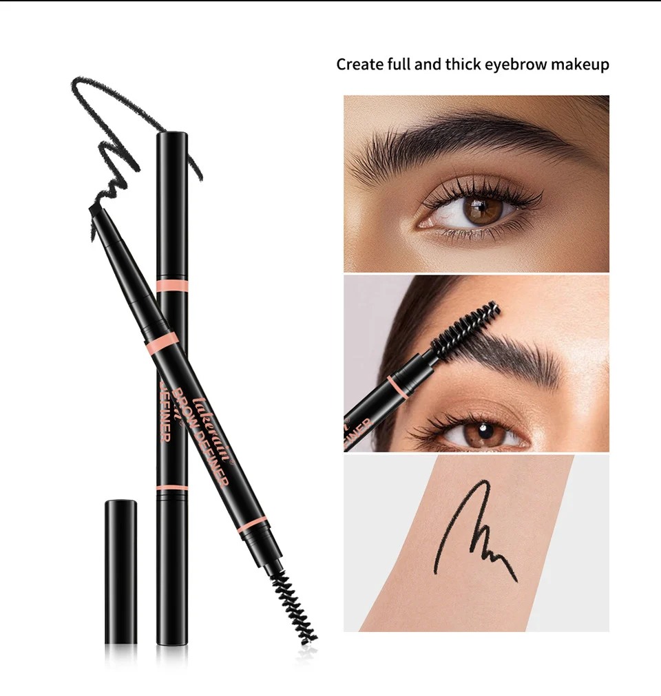 Triangular Tip Eyebrow Pencil - Waterproof & Long-Lasting Makeup 6 triangular tip eyebrow pencil spu899528837096 desc 6